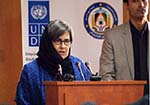 First Lady Urges  Bigger Role for Women  in Security Institutions